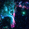 Blue and Pink Nebula Poster Print - NASA (12 x 12)