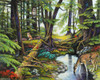 Forest Gathering Poster Print - John Zaccheo (30 x 24)