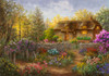 Cottage Garden in Full Bloom Poster Print - Nicky Boehme (17 x 12)