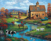Brown Barn Farm Poster Print - John Zaccheo (30 x 24)