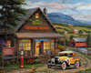 Lauras General Store Poster Print - John Zaccheo (15 x 12)