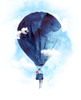 Bye Bye Baloon Poster Print - Robert Farkas (12 x 15)