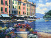 Reflections Of Portofino Poster Print - John Zaccheo (32 x 24)