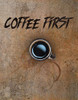 Coffee First Poster Print - Tina Lavoie (9 x 12)