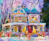 Christmas House Poster Print - Richard Wallich (14 x 12)