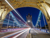 Tower Bridge strip lights Poster Print - Assaf Frank (32 x 24)