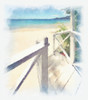 Beach Steps Poster Print - Noah Bay (10 x 12)