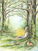 Forest Meditation Poster Print - Martin Wickstrom (24 x 32)