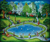 The Park Poster Print - Bill Bell (12 x 10)