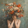 Flower Face Poster Print - Marta Wiley (24 x 24)