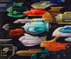 Rocket Fish Poster Print - Bill Bell (12 x 10)