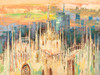 Tramonto su Milano Poster Print - Luigi Florio (32 x 24)
