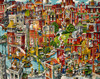 Cat City Poster Print - Bill Bell (24 x 18)