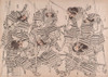 Samurai Poster Print - Katsushika Hokusai (34 x 24)