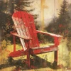 Red Adirandack III Poster Print - Marta Wiley (24 x 24)