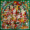 Santa Paws Christmas Poster Print - Bill Bell (24 x 24)