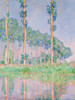 Poplars - Pink Effect - 1891 Poster Print - Claude Monet (18 x 24)