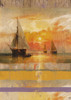 Sailing Sun Abstract Poster Print - Marta Wiley (24 x 34)