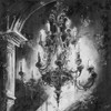 BW Chandelier II Poster Print - Marta Wiley (24 x 24)
