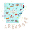 Arkansas Poster Print - Carla Daly (24 x 24)