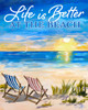 Life Is Better At The Beach Poster Print - Julie DeRice # VARPDX17009D