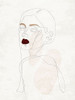 Line Drawing Woman 2 Poster Print - Kimberly Allen