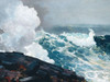 Homers Crashing Waves III Poster Print - Winslow Homer