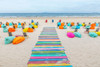 Colorful Beach Walkway Vietnam Poster Print - Richard Silver