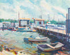 Naples Dock Poster Print - Richard A. Rodgers