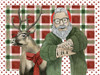 Hipster Santa Collection A Poster Print - Grace Popp