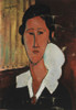 The Lady with the Collar 1919 Poster Print - Amedeo Modigliani