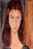Jeanne Hebuterne 1920 Poster Print - Amedeo Modigliani