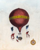 Vintage Hot Air Balloons III Poster Print - Naomi McCavitt