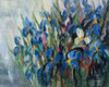 Blue Irises Poster Print - Silvia Vassileva