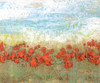 Coral Poppies I Poster Print - Jennifer Goldberger