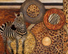African Safari Circles I Poster Print - Patricia Pinto
