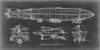 Airship Blueprint Poster Print - Ethan Harper