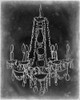 Chalkboard Chandelier Sketch I Poster Print - Ethan Harper