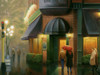 Rainy Day Pub Poster Print - Leo Stans