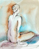 Watercolor Gesture Study I Poster Print - Ethan Harper
