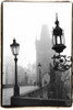 Charles Bridge in Morning Fog I Poster Print - Laura DeNardo