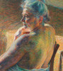 Nude from Behind 1909 Poster Print - Umberto Boccioni
