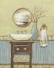 Seabreeze Bath I Poster Print - Wendy Russell