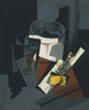 Still Life with Newspaper 1916 Poster Print - Juan Gris