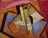 Still life with a Bordeaux bottle 1919 Poster Print - Juan Gris
