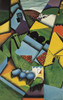 Landscape and houses in Ceret 1913 Poster Print - Juan Gris