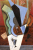 abstraction, guitar and glass 1913 Poster Print - Juan Gris