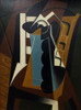 Still life on a chair 1917 Poster Print - Juan Gris