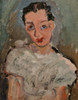 Young Women in a White Blouse 1923 Poster Print - Chaim Soutine