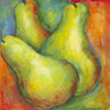 Abstract Fruits I Poster Print - Chariklia Zarris